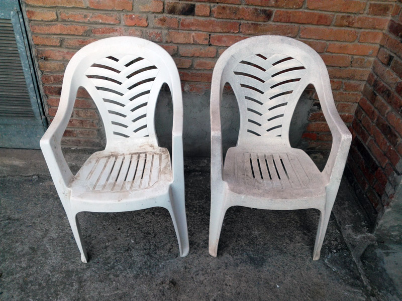 silla jardin terraza plastico desgastado 41-87.7x55.5x55 2u